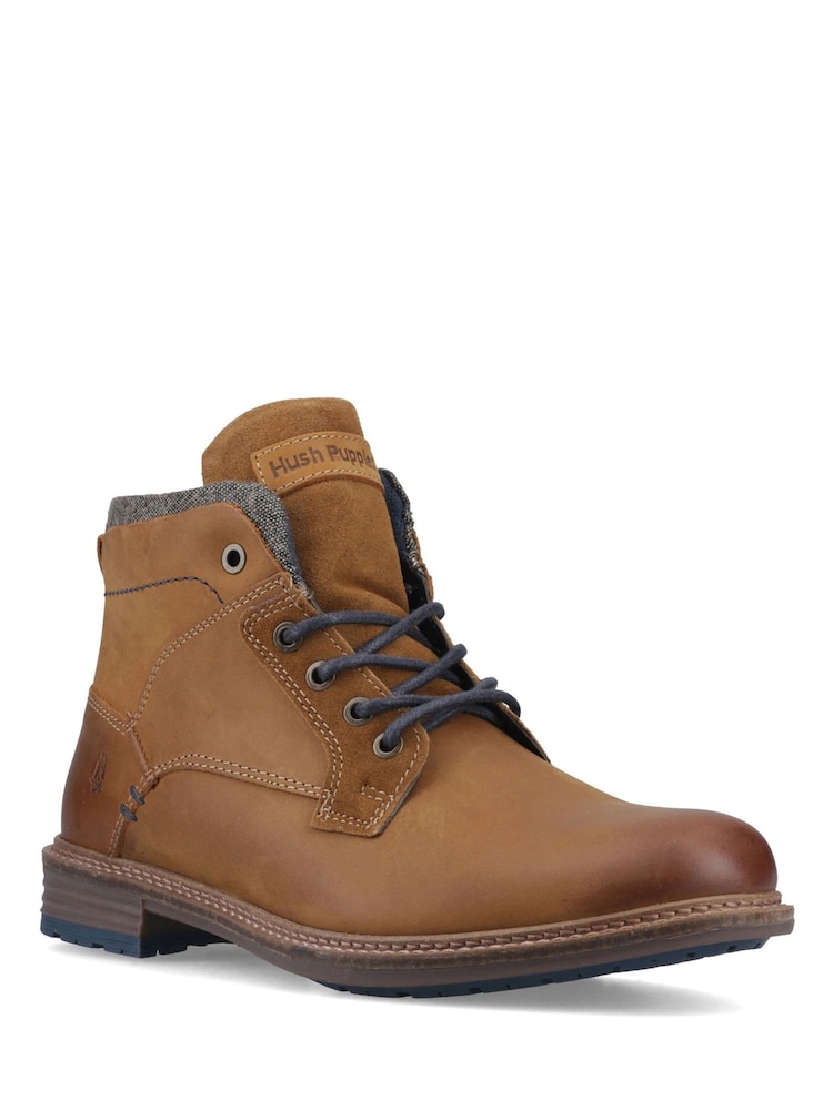 Hush Puppies Brown Joel Ankle Boots - Image 2 of 4 Hush Puppies Brown Joel Ankle Boots - Image 2 of 4