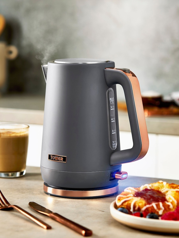 Tower Grey Cavaletto 3KW 1.7L Jug Kettle - Image 1 of 8 Tower Grey Cavaletto 3KW 1.7L Jug Kettle - Image 1 of 8