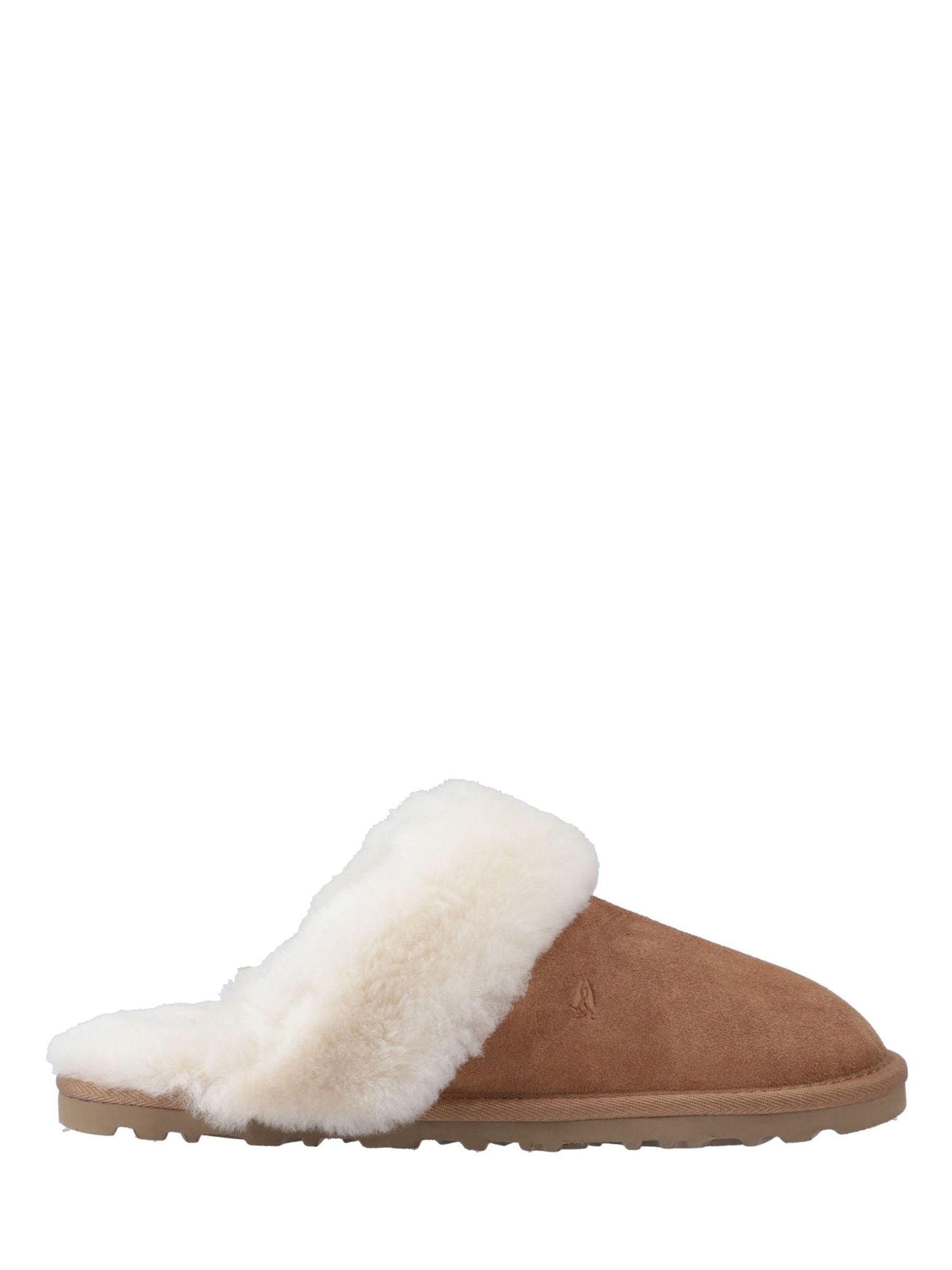 Hush Puppies Samantha Suede Mule Slippers for Women in Tan, Size UK 8 - Image 9