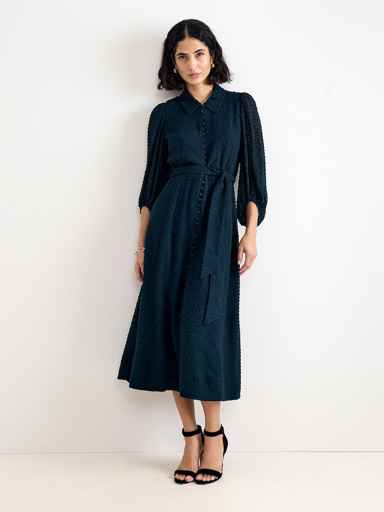 Phase Eight Blue Maeve Shirt Dress - Image 1 of 9