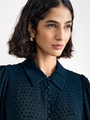 Phase Eight Blue Maeve Shirt Dress - Image 4 of 9