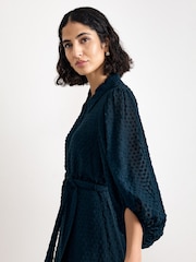 Phase Eight Blue Maeve Shirt Dress - Image 7 of 9