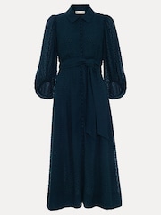 Phase Eight Blue Maeve Shirt Dress - Image 9 of 9