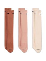 Creme/Rosa/Braun - Nike Plus Everyday Gepolsterte Sportsocken - Bild 2 von 3