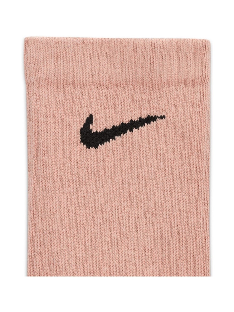 Creme/Rosa/Braun - Nike Plus Everyday Gepolsterte Sportsocken - Bild 3 von 3