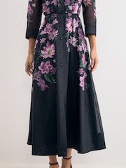 Phase Eight Black Petite Anabelle Dress - Image 3 of 8