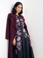 Phase Eight Black Petite Anabelle Dress - Image 7 of 8