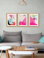 East End Prints Pink Lune Pink Sky Wall Set by Ana Rut Bre - Image 1 of 2