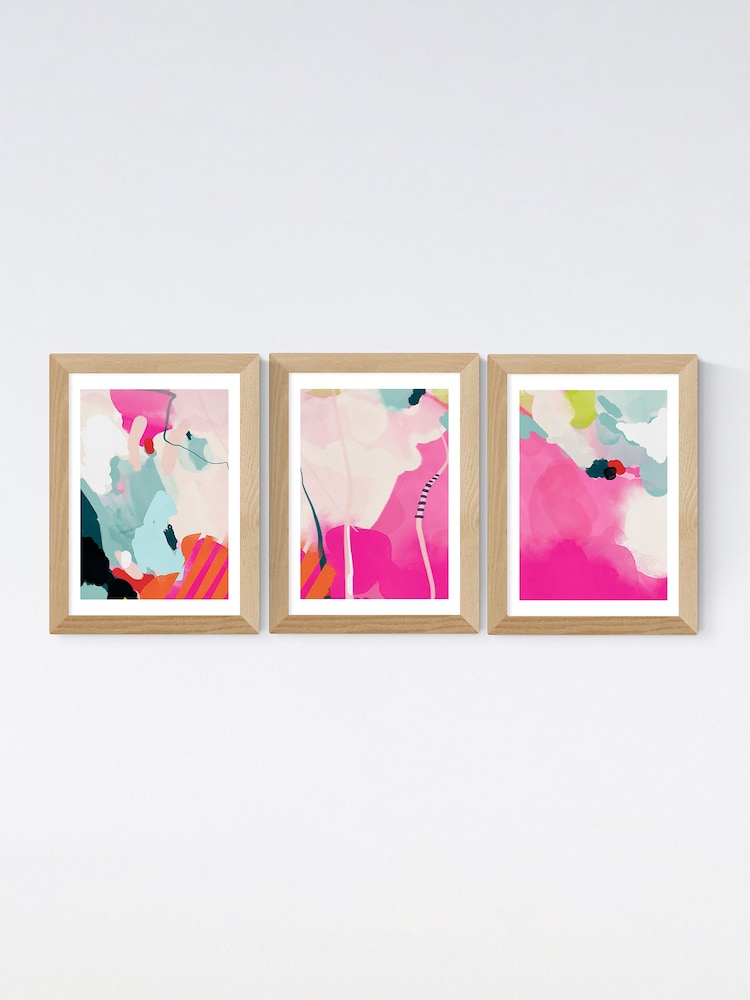 East End Prints Pink Lune Pink Sky Wall Set by Ana Rut Bre - Image 2 of 2 East End Prints Pink Lune Pink Sky Wall Set by Ana Rut Bre - Image 2 of 2