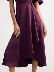 Phase Eight Julissa атлас көйлегі - 6суретінің 3 суреті
