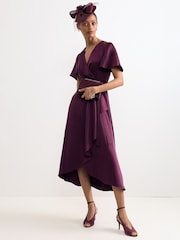 Phase Eight Julissa атлас көйлегі - 6суретінің 5 суреті