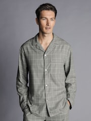 Charles Tyrwhitt Grey 100% Cotton Pyjamas Set - Image 3 of 5