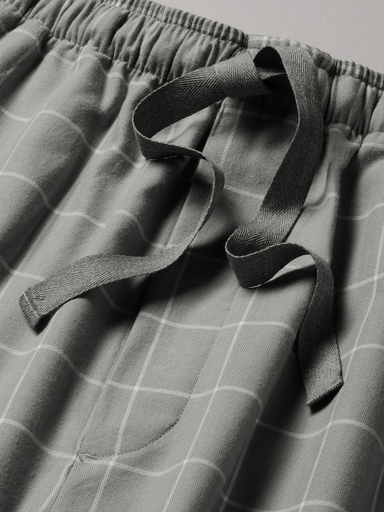 Charles Tyrwhitt Grey 100% Cotton Pyjamas Set - Image 5 of 5