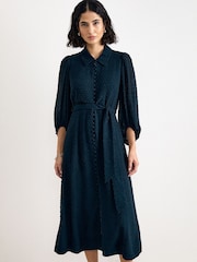 Phase Eight Blue Petite Maeve Dress - Image 1 of 5