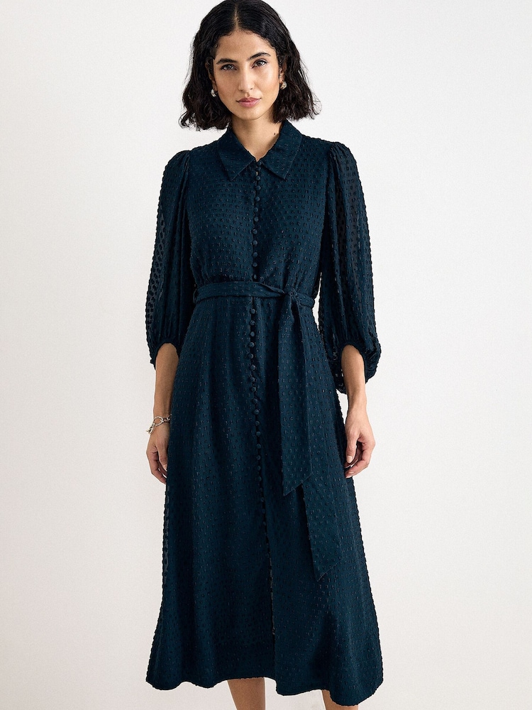 Phase Eight Blue Petite Maeve Dress - Image 1 of 5