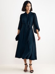 Phase Eight Blue Petite Maeve Dress - Image 3 of 5