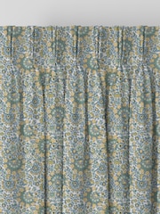 Laura Ashley Newport Blue Painswick Paisley Made to Measure 100% Cotton Curtains - Image 5 of 9