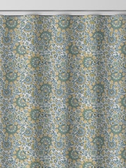 Laura Ashley Newport Blue Painswick Paisley Made to Measure 100% Cotton Curtains - Image 8 of 9