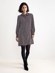 Phase Eight Red Pamela Foulard Dress - Image 4 of 6