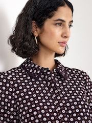 Phase Eight Red Pamela Foulard Dress - Image 5 of 6