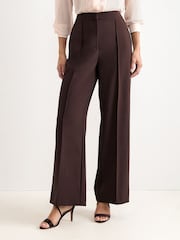 Phase Eight Brown Petite Keely Trousers - Image 2 of 8