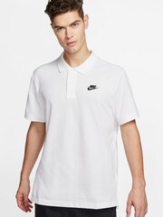 Nike White Sportswear Polo - Image 1 of 12