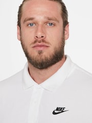 Nike White Sportswear Polo - Image 8 of 12