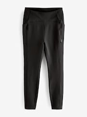 Black Fleece Lined Leggings - Image 7 of 8