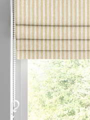 Emily Bond Gold Oscar Stripe Made to Measure Roman Blinds - Image 2 of 6