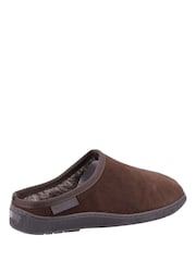 Hush Puppies Brown Ashton Slippers - Image 3 of 4