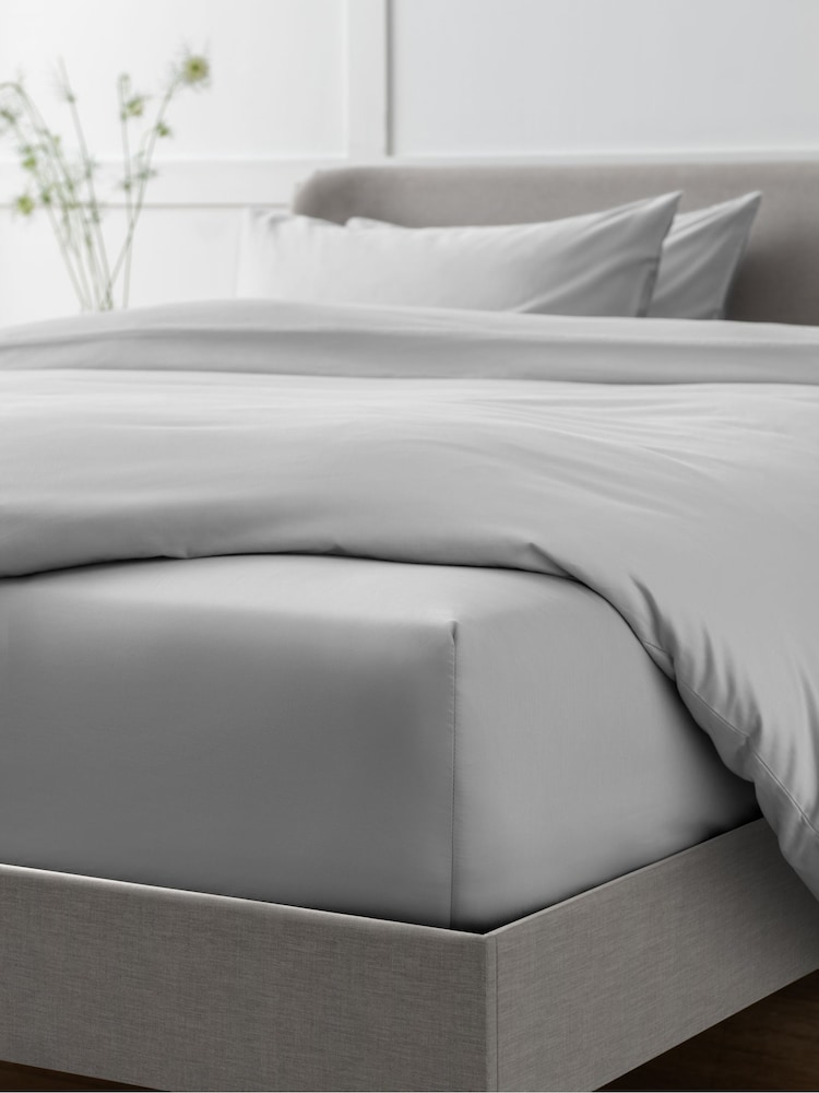 Kollektion Luxe Satin-Bettlaken aus 100 % ägyptischer Baumwolle mit Fadenzahl 400 - Bild 1 von 2 Kollektion Luxe Satin-Bettlaken aus 100 % ägyptischer Baumwolle mit Fadenzahl 400 - Bild 1 von 2