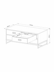 Natural Arizona Pine Storage Coffee Table - Image 8 of 8