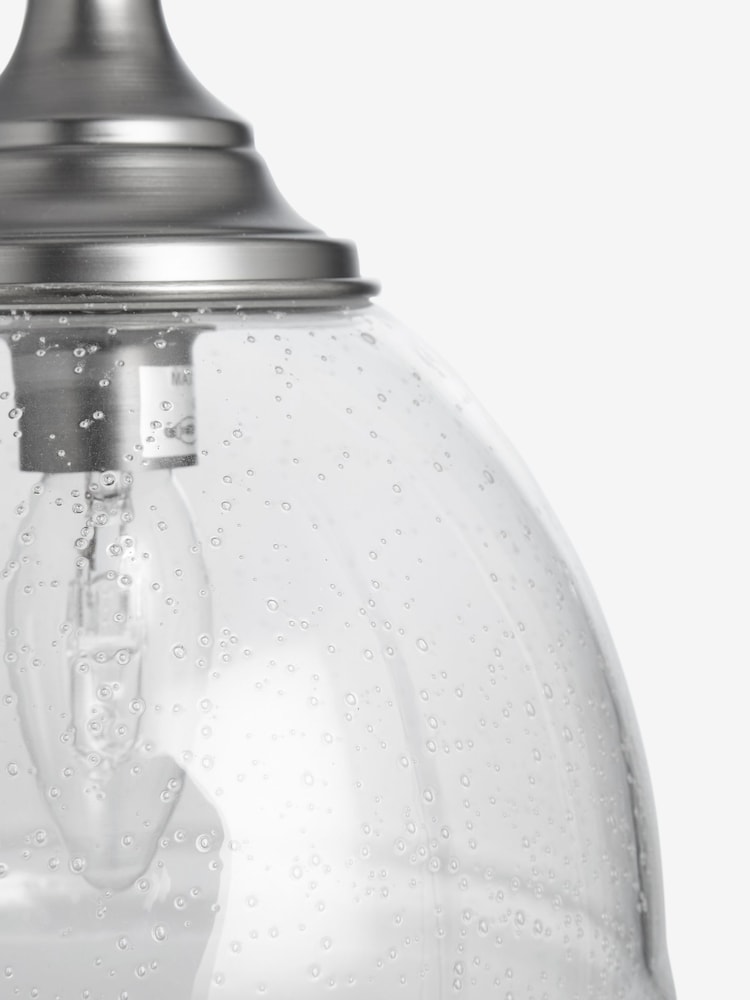 Pewter Grey Bergen 3 Light Pendant Ceiling Light - Image 1 of 5