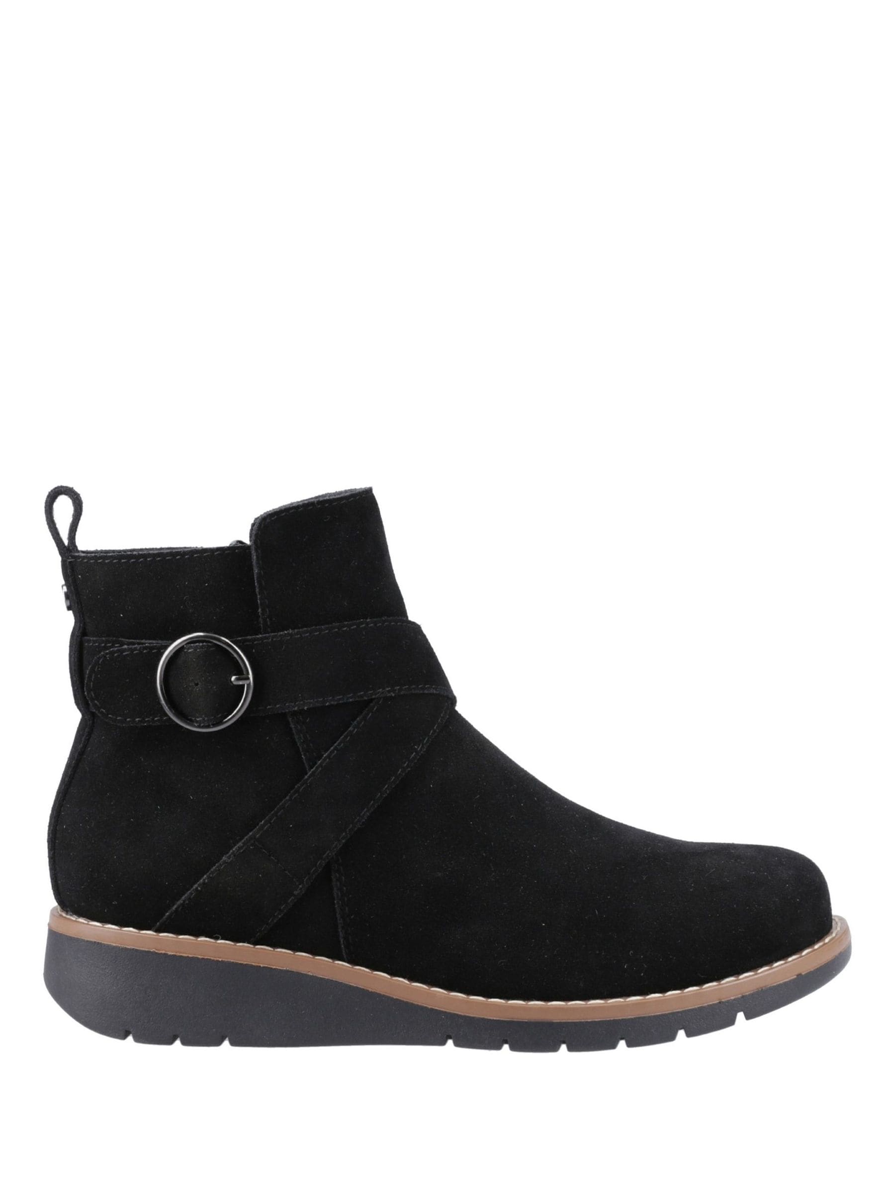 Hush Puppies Women's Black Lyra Buckle Boot In | Size: 8 - Image 4