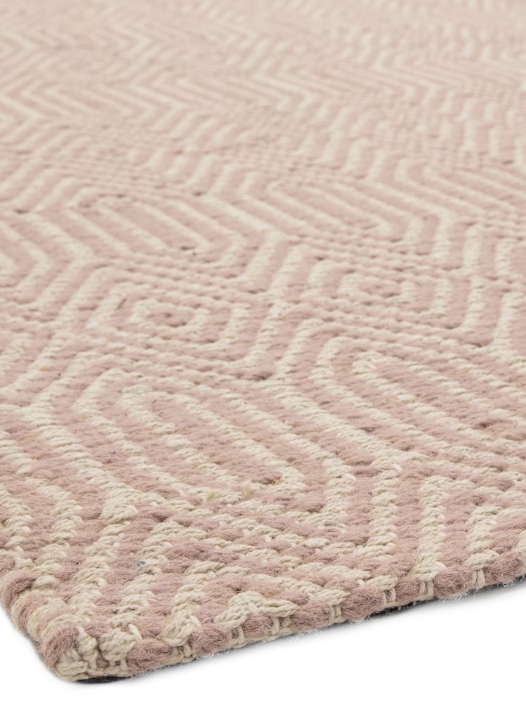 Asiatic Rugs Pink Sloan Geo Rug - Image 6 of 6 Asiatic Rugs Pink Sloan Geo Rug - Image 6 of 6