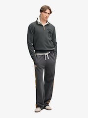 Superdry Grey Tonal Half Zip Sweatshirt - Image 3 of 6