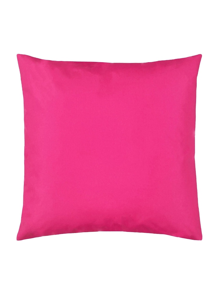 furn. Pink Plain Large UV  Water Resistant Cushion - Image 2 of 4