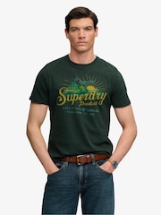 Πράσινο - Superdry Outdoors Mountain Relaxed Κοντομάνικο μπλουζάκι - Εικόνα 1 από 7