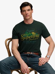 Πράσινο - Superdry Outdoors Mountain Relaxed Κοντομάνικο μπλουζάκι - Εικόνα 4 από 7