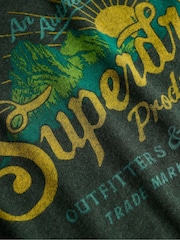 Πράσινο - Superdry Outdoors Mountain Relaxed Κοντομάνικο μπλουζάκι - Εικόνα 7 από 7