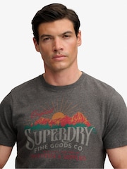 Superdry Grey Outdoors Mountain Relaxed T-Shirt - Image 4 of 7