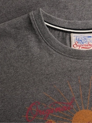 Superdry Grey Outdoors Mountain Relaxed T-Shirt - Image 7 of 7