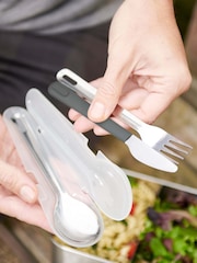 Joseph Joseph Silver GoEat Stainless Steel Cutlery Set - Image 1 of 1