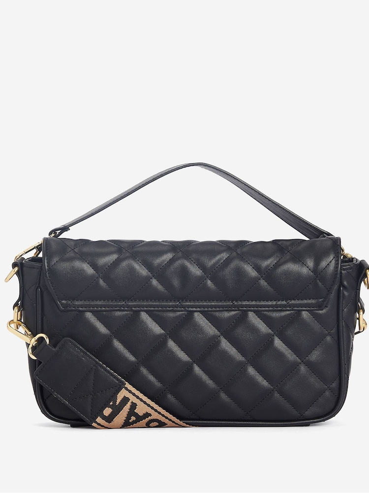 Zwart - Barbour® International Soho Quilted Cross-Body Bag - Image 12 of 15
