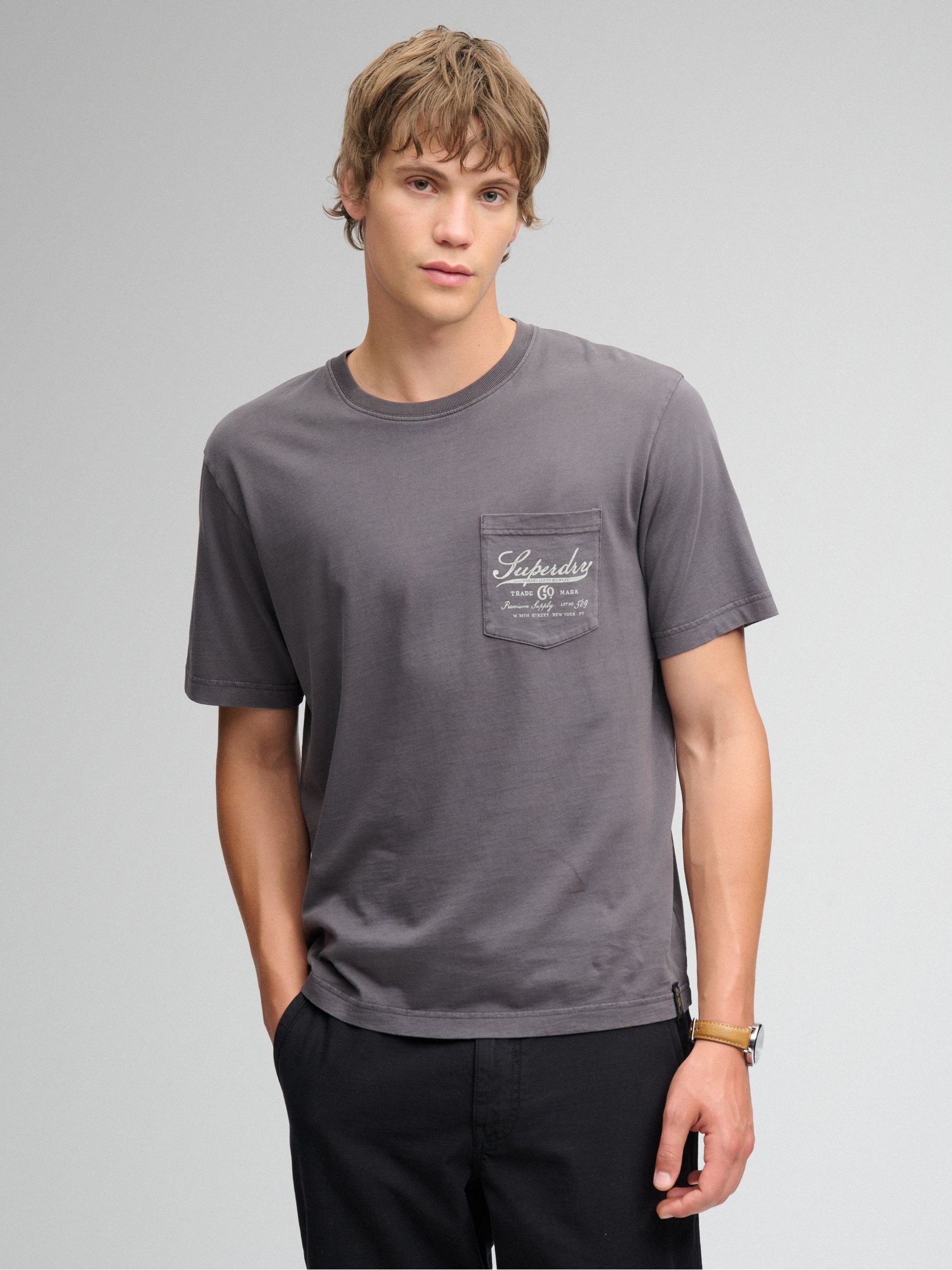 Superdry Noir T-Shirt Trade - Image 2