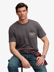 Superdry Grey Trade Loose T-Shirt - Image 5 of 7