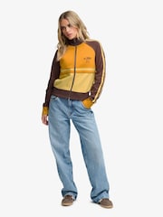 Superdry Yellow Cult Zip Through Track Top - Image 3 of 7