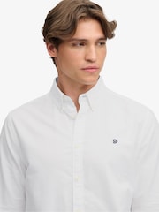 Superdry White Preppy Oxford Long Sleeve Shirt - Image 4 of 7