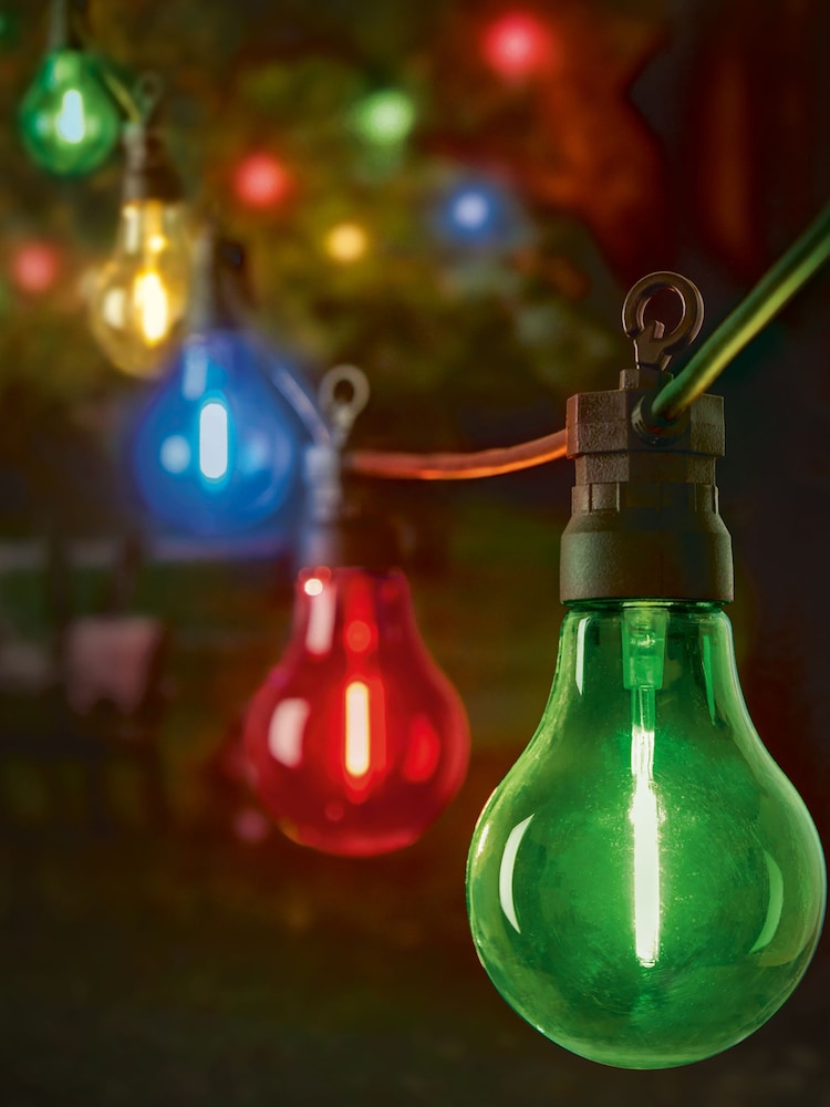 Premier Decorations Ltd Garden 20 Multi Connectable Festoon Lights - Image 1 of 3 Premier Decorations Ltd Garden 20 Multi Connectable Festoon Lights - Image 1 of 3