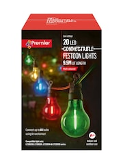 Premier Decorations Ltd Garden 20 Multi Connectable Festoon Lights - Image 3 of 3